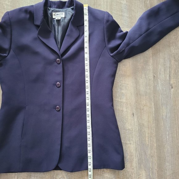 VTG Pendleton Long Line 3-Button Blazer Jacket Women's Size 14 - Picture 11 of 12